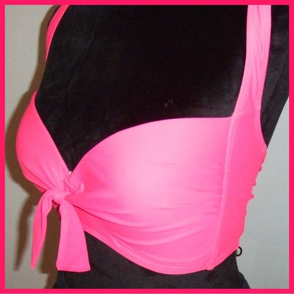 Torrid Neon Pink Bikini Top - Picture 2 of 6